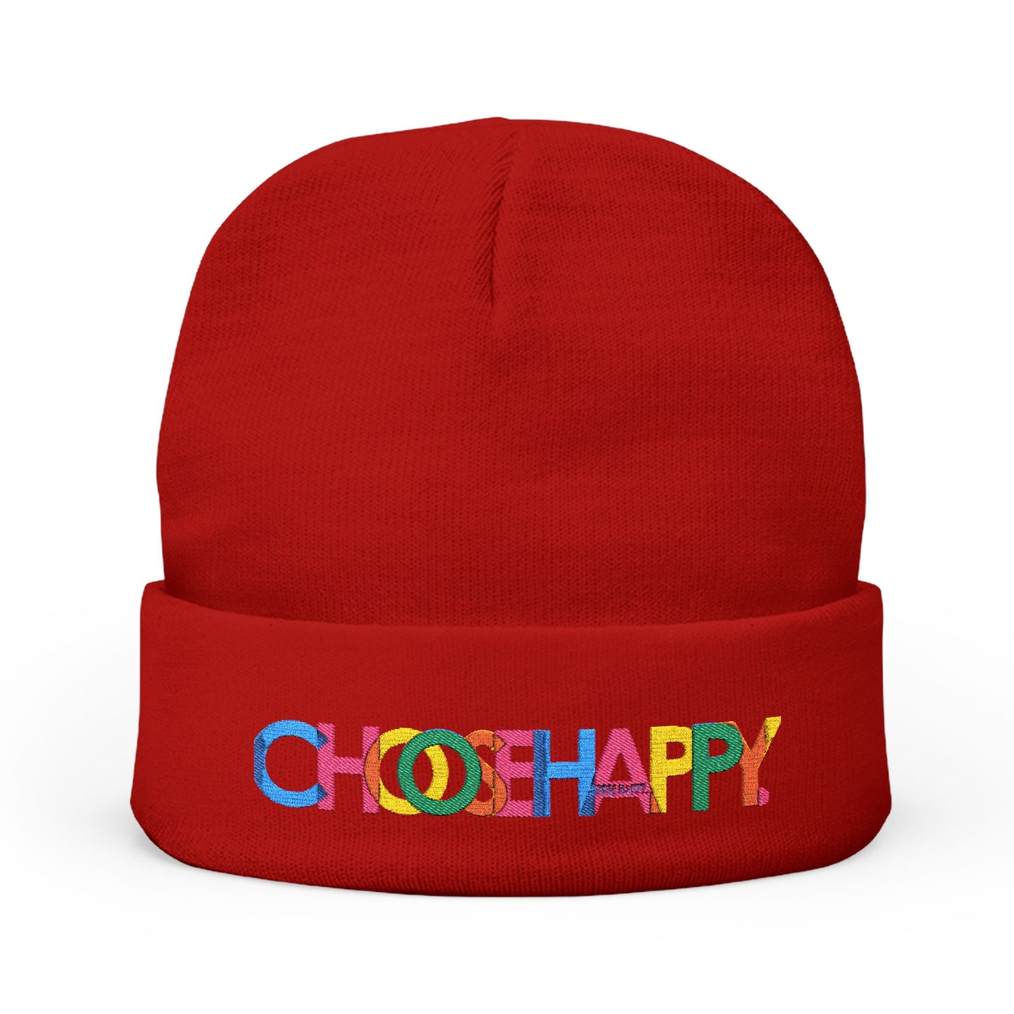 Choose Happy Beanie (Embroidery)