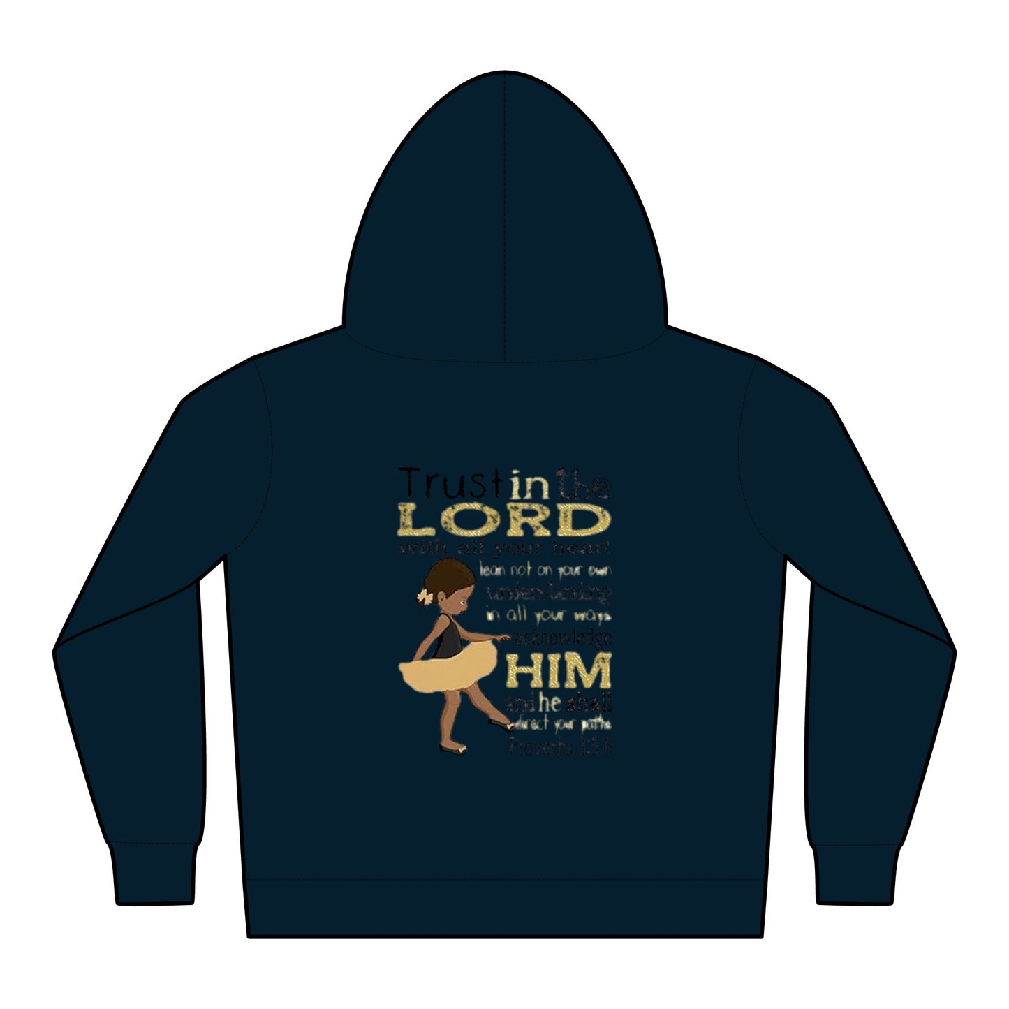Proverbs 3:5-6 Toddler Fleece Hoodies
