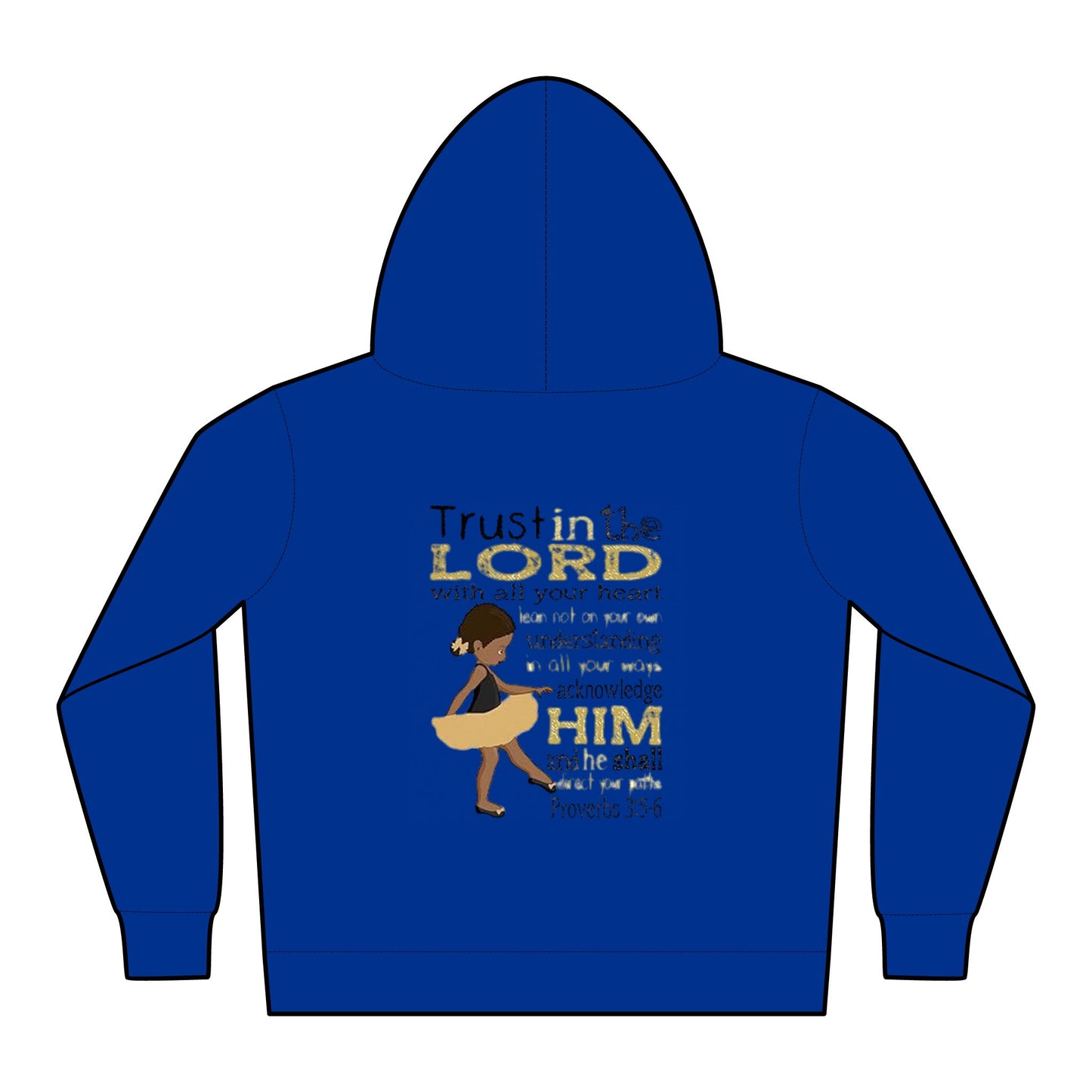 Proverbs 3:5-6 Toddler Fleece Hoodies