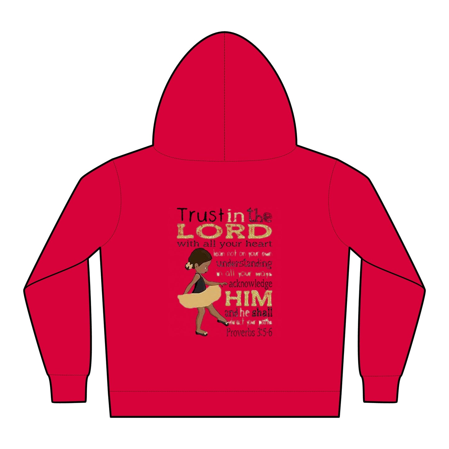 Proverbs 3:5-6 Toddler Fleece Hoodies