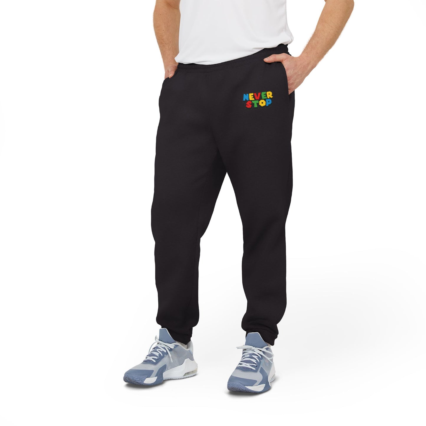 Adidas Unisex Fleece Joggers Never Stop
