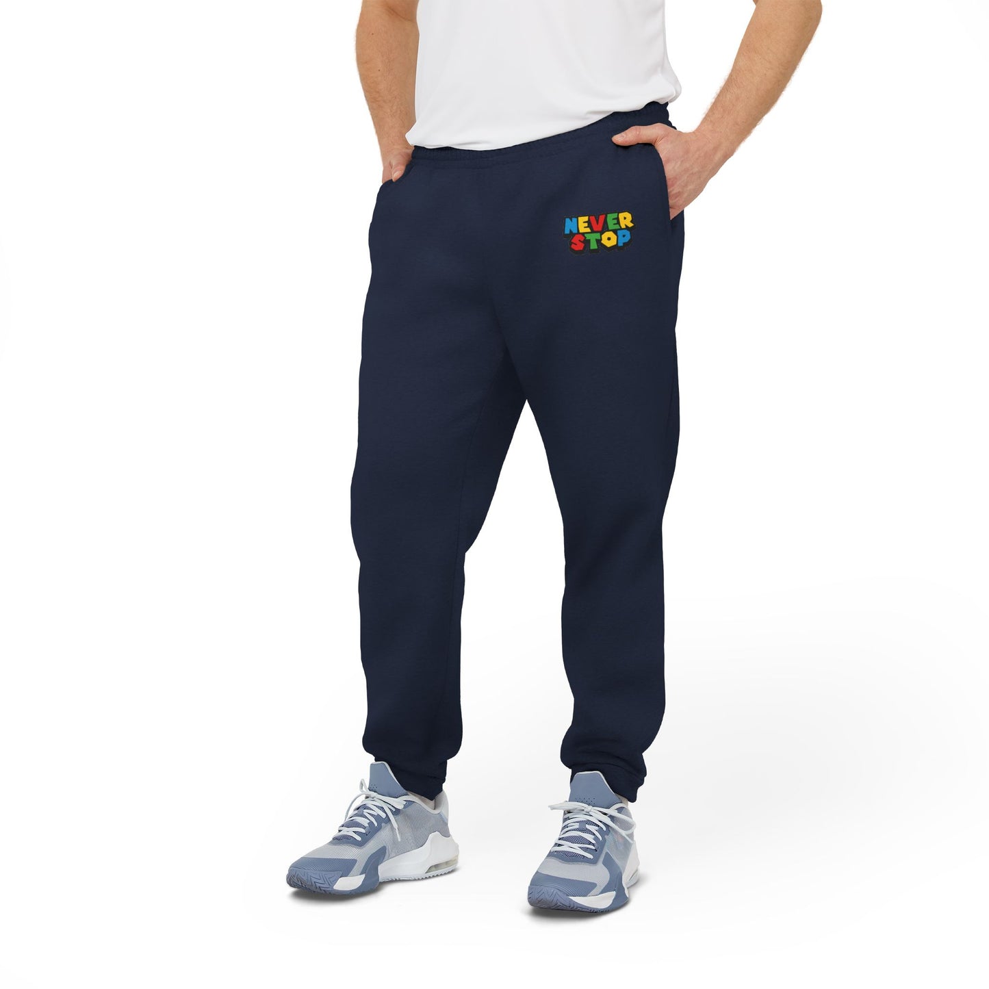 Adidas Unisex Fleece Joggers Never Stop