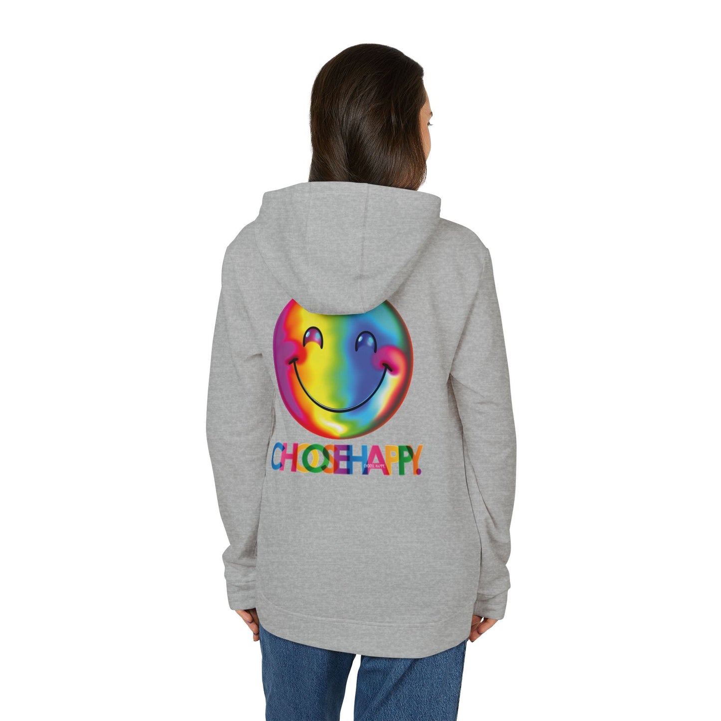 Adidas Unisex Fleece Hoodie Choose Happy
