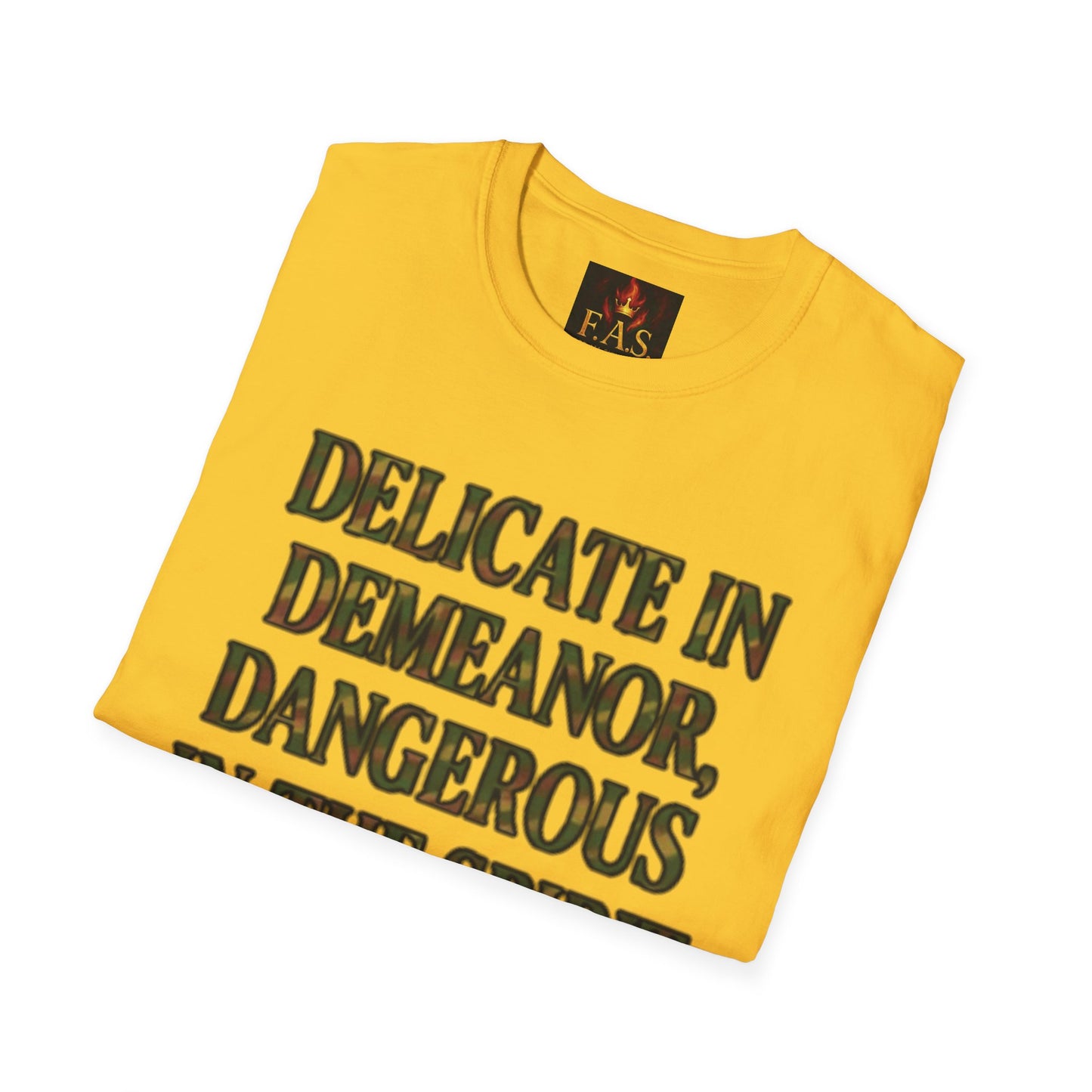 DELICATE IN DEMEANOR