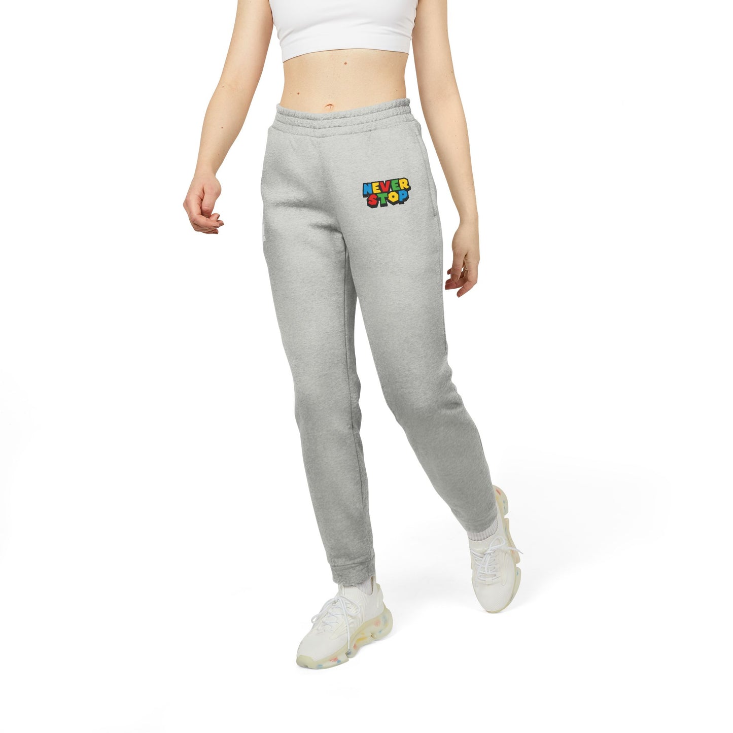 Adidas Unisex Fleece Joggers Never Stop