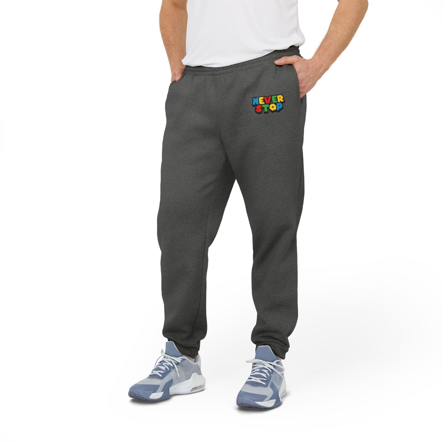 Adidas Unisex Fleece Joggers Never Stop
