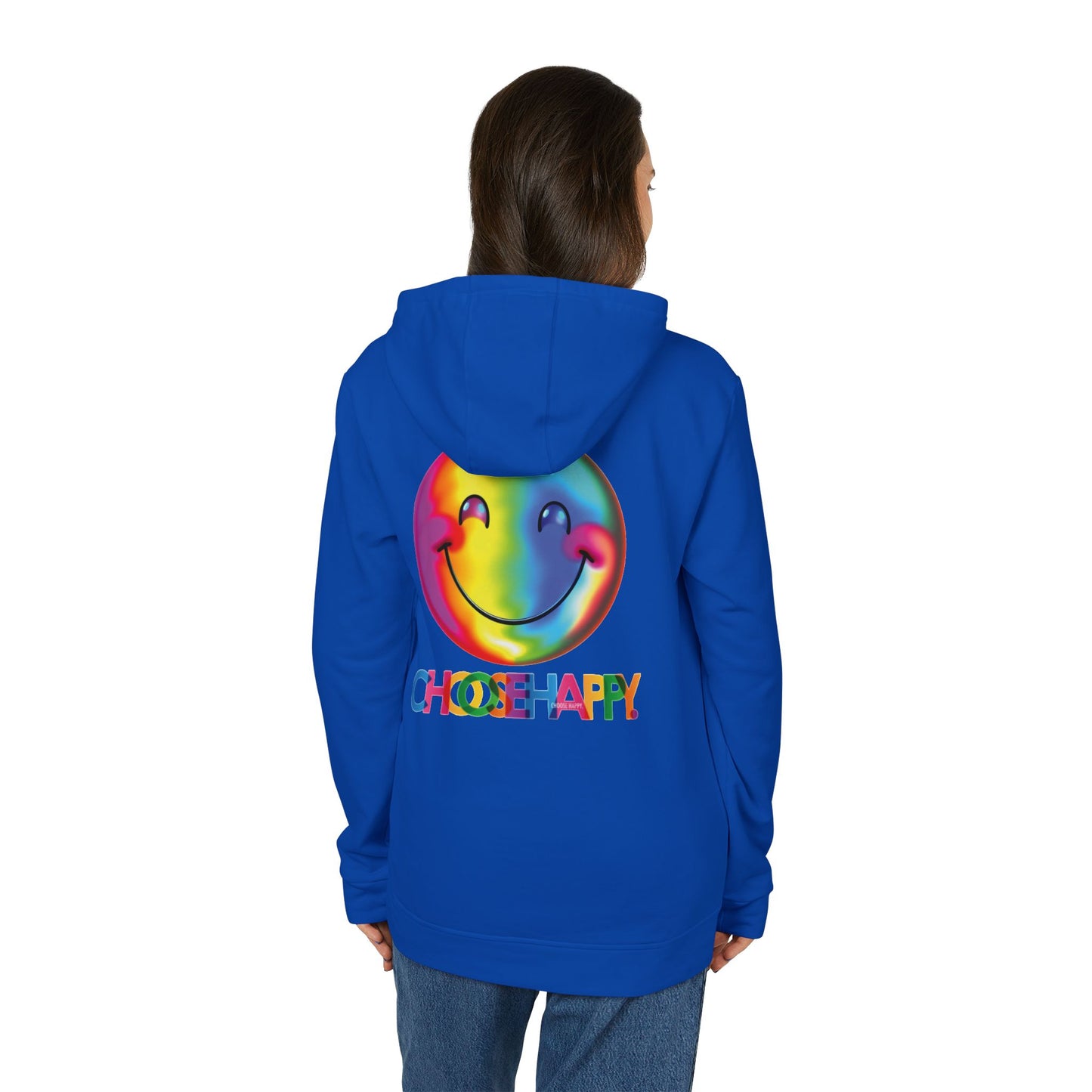 Adidas Unisex Fleece Hoodie Choose Happy