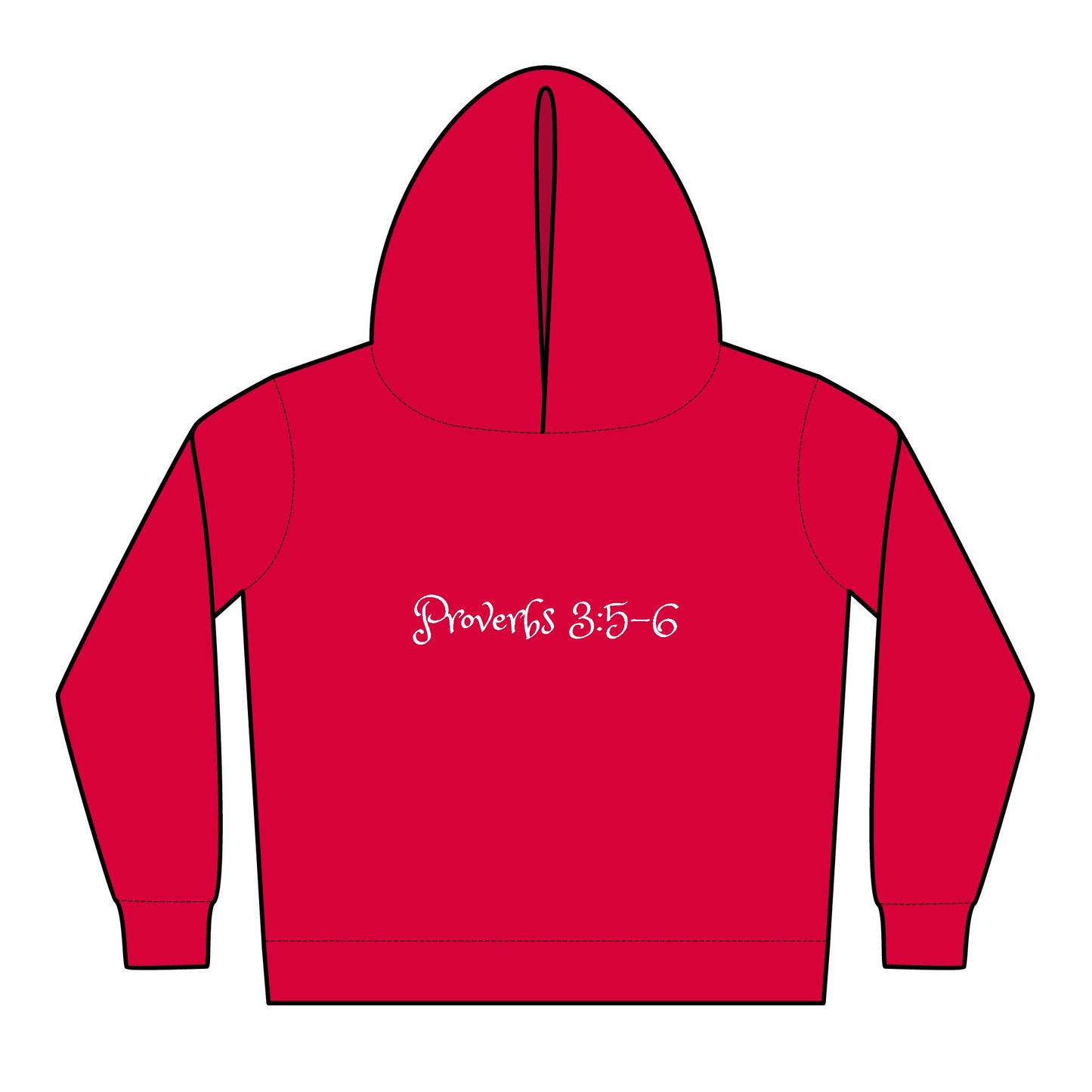 Proverbs 3:5-6 Toddler Fleece Hoodies