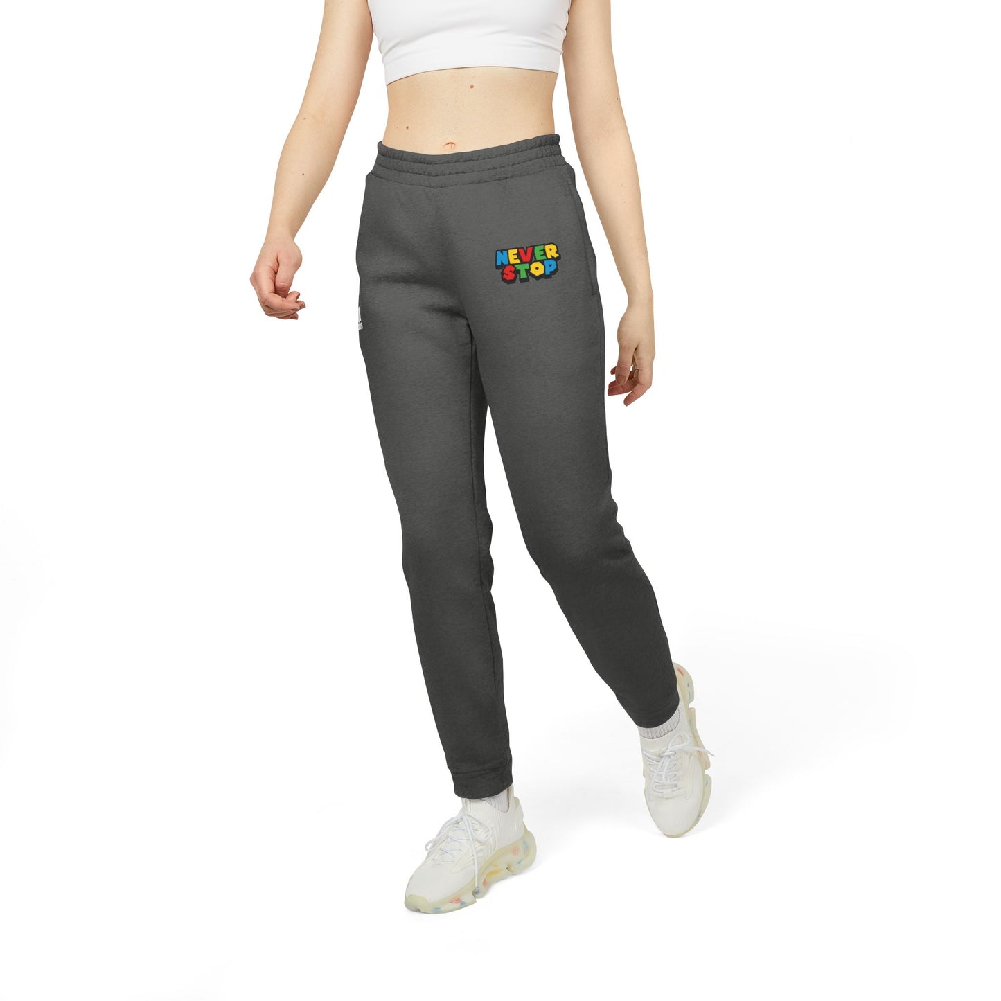 Adidas Unisex Fleece Joggers Never Stop