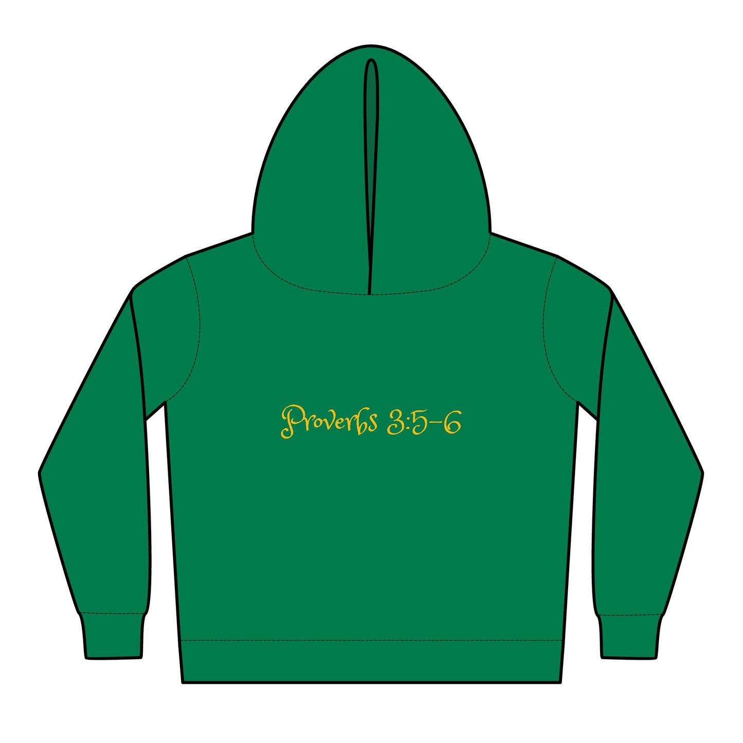 Proverbs 3:5-6 Toddler Fleece Hoodies