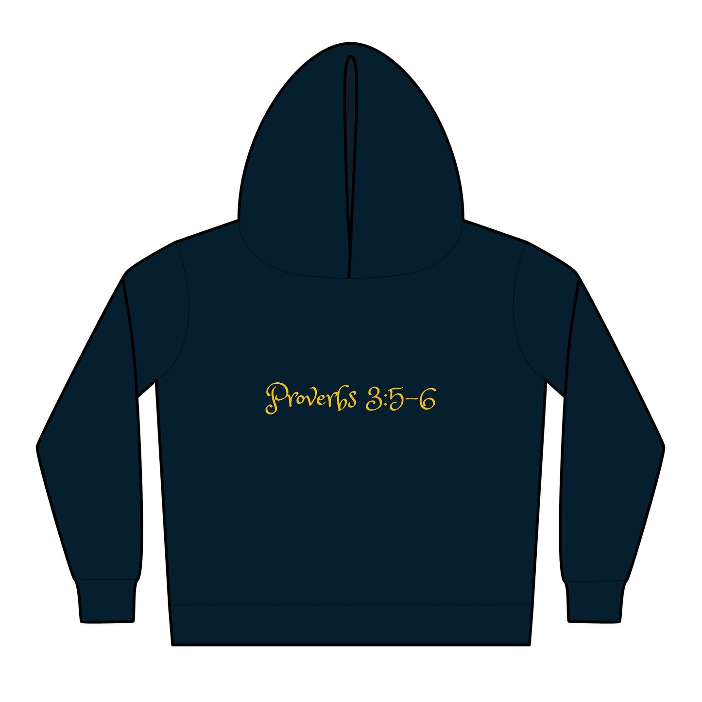 Proverbs 3:5-6 Toddler Fleece Hoodies