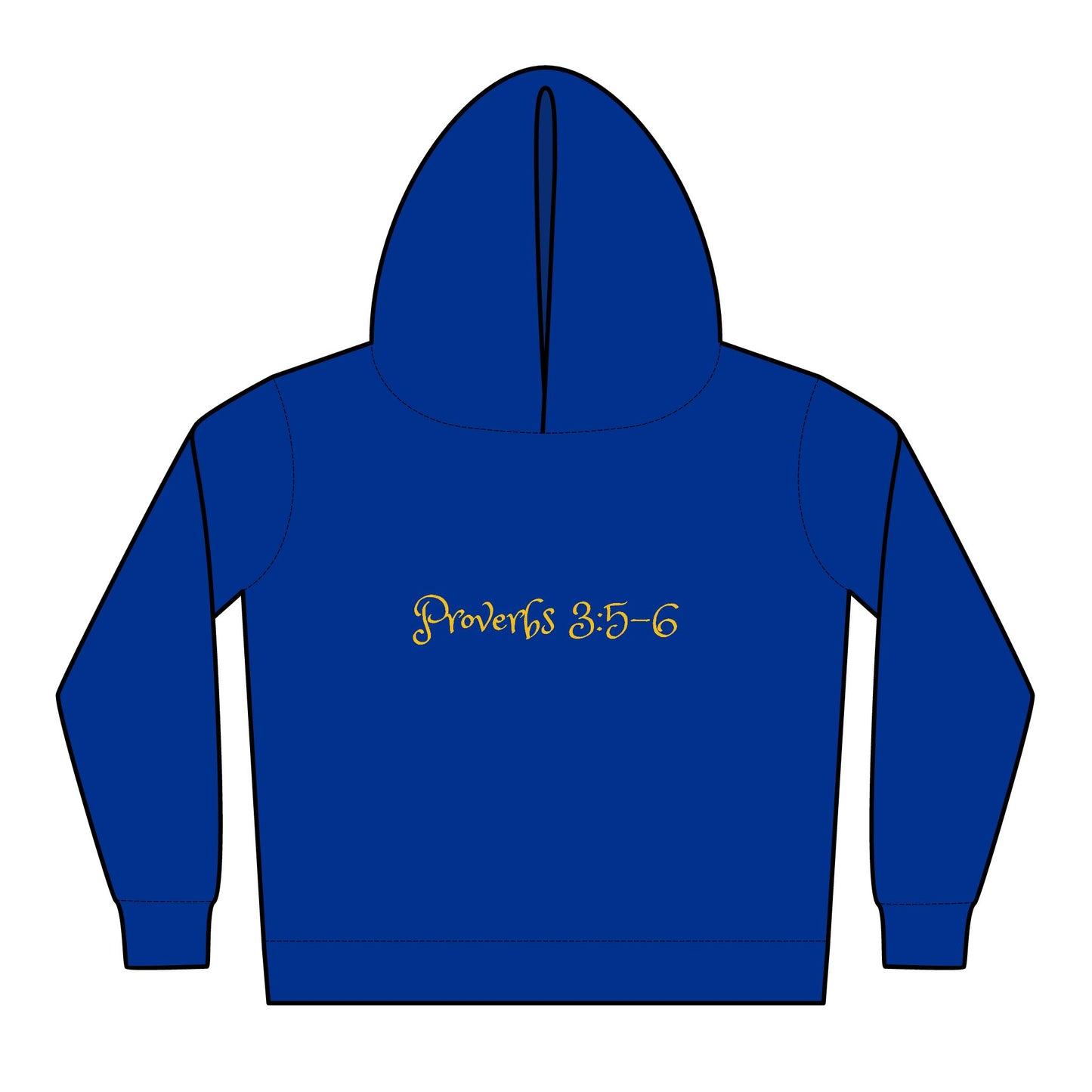 Proverbs 3:5-6 Toddler Fleece Hoodies