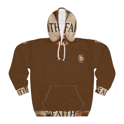 Now Faith Unisex hoodie Brown