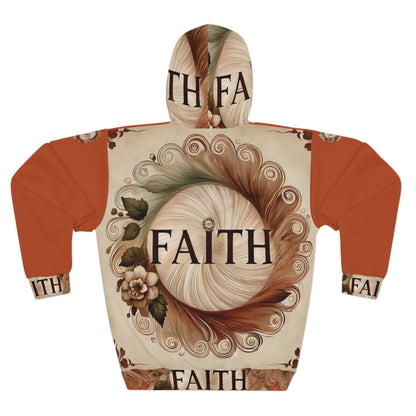 Now Faith Unisex hoodie burnt orange