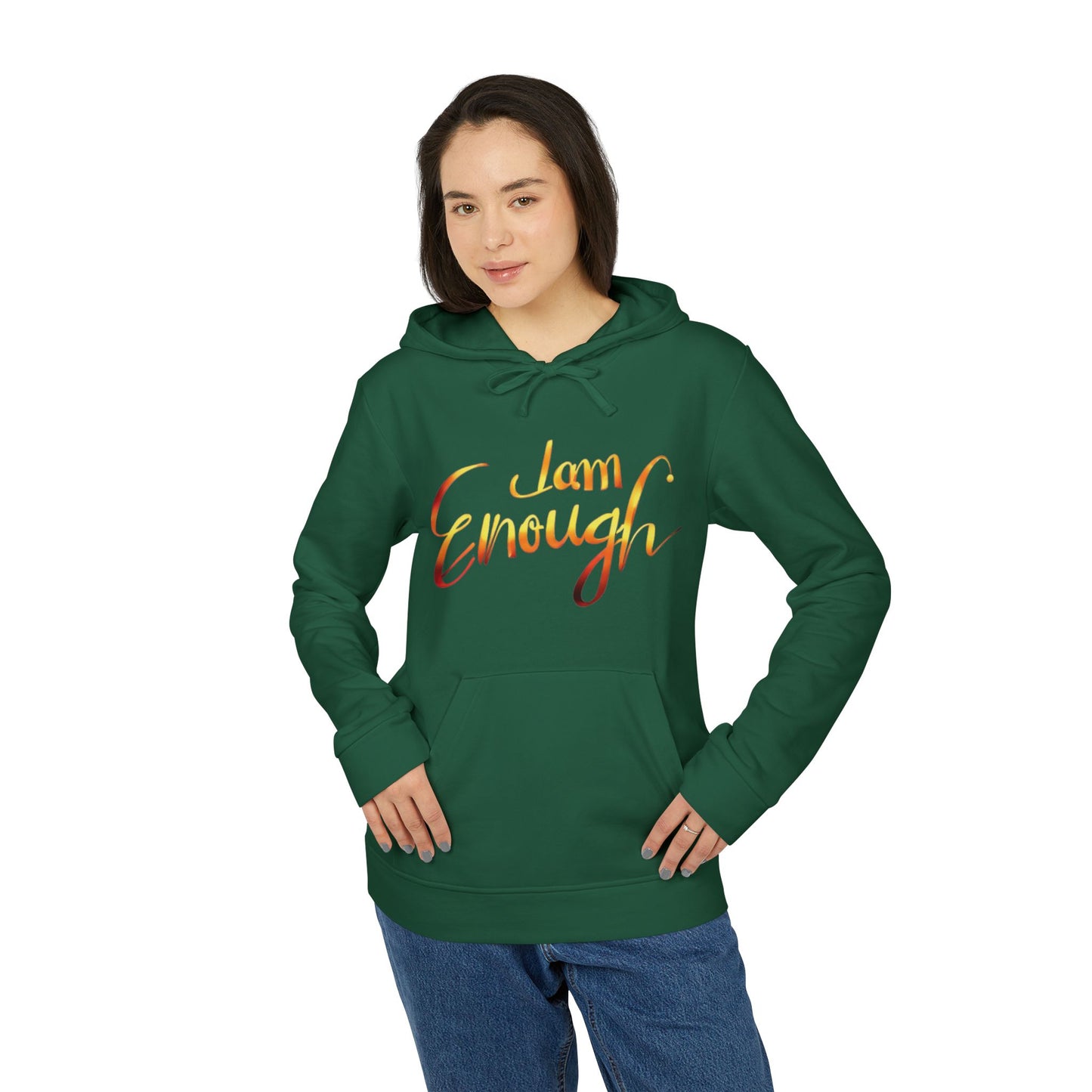 Adidas Unisex Fleece Hoodie I Am Enough