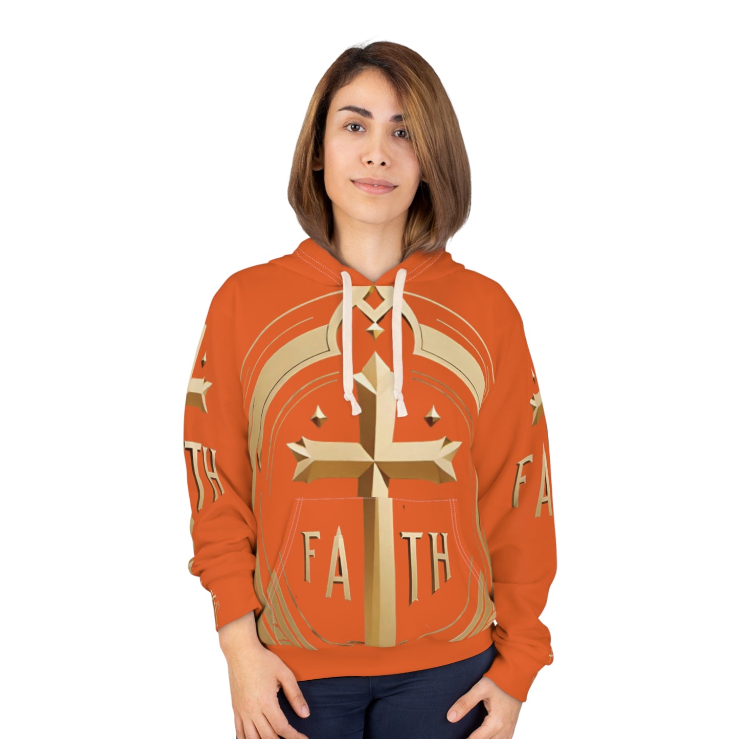 REDDY FAITH HOODIE ORANGE