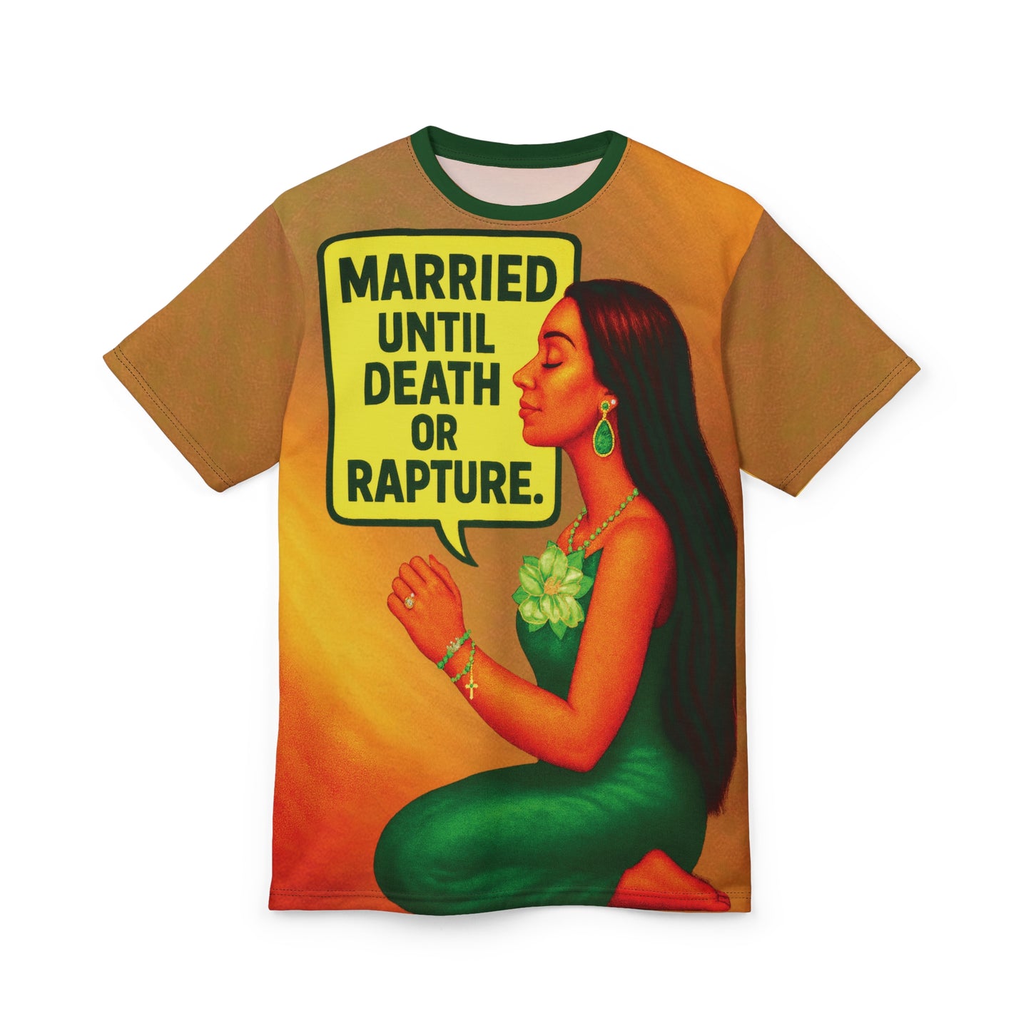 Married Until Death Or Rapture FeMale_ Emerald Green
