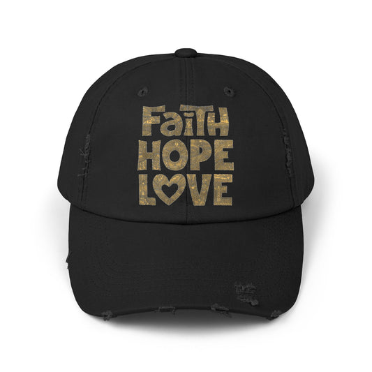 FAITH HOPE LOVE HAT