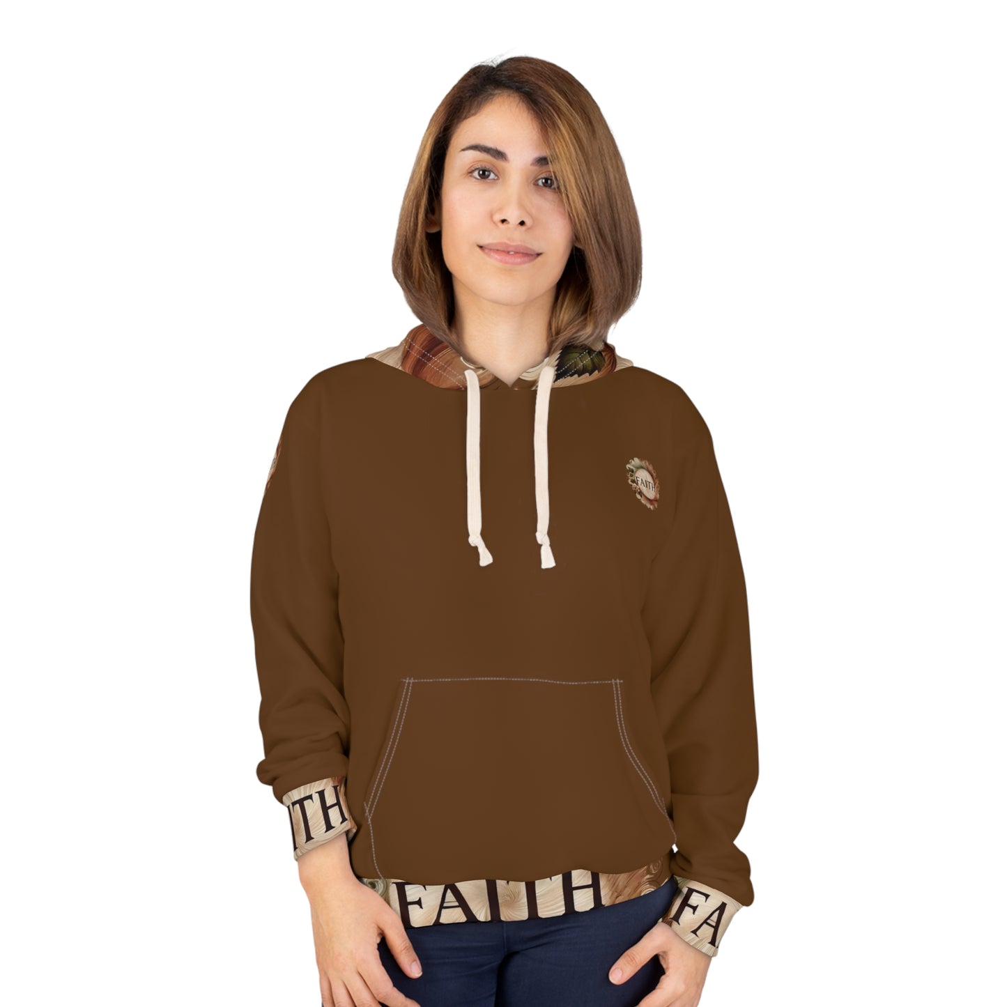 Now Faith Unisex hoodie Brown