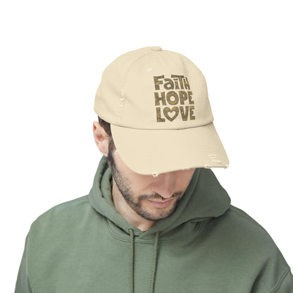 FAITH HOPE LOVE HAT