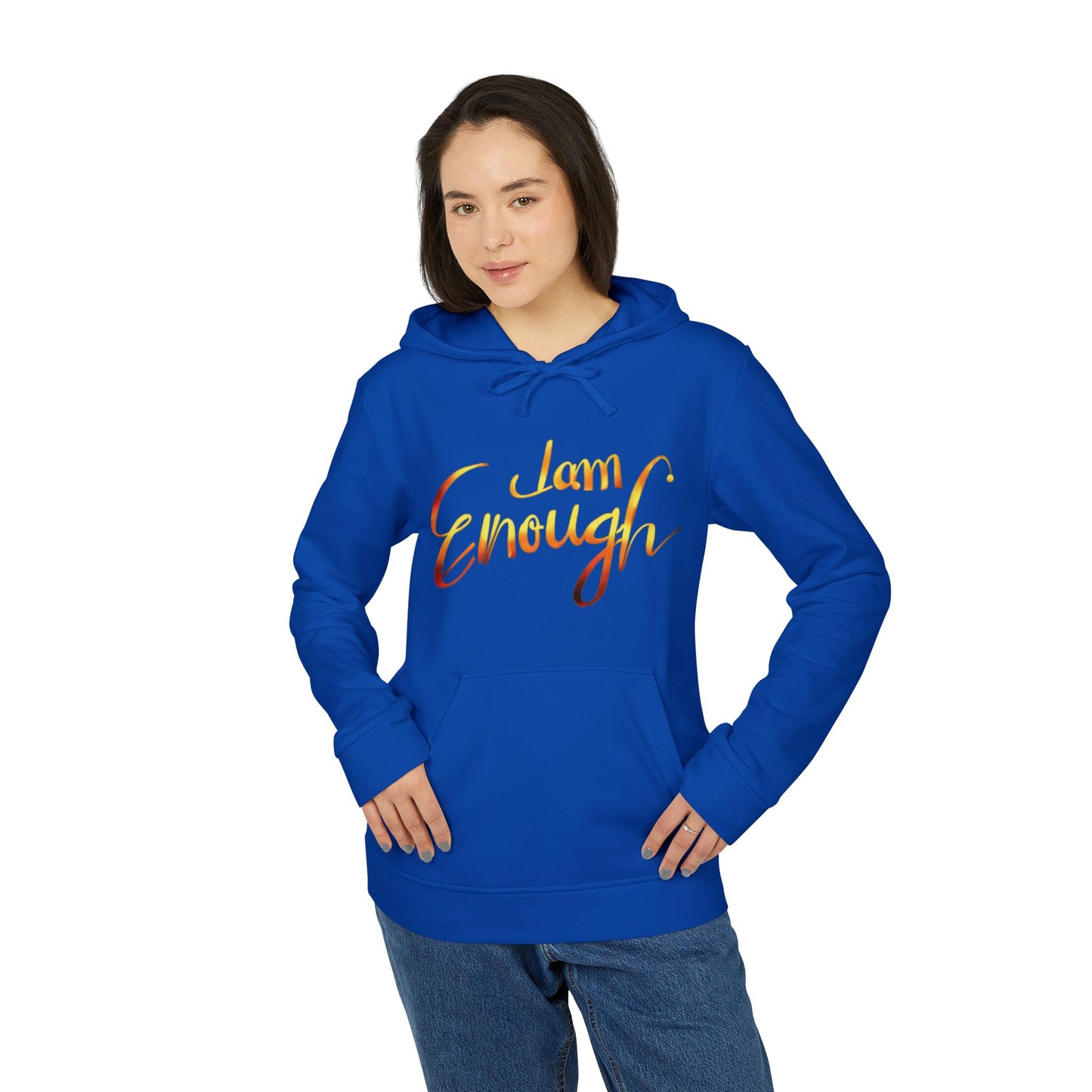 Adidas Unisex Fleece Hoodie I Am Enough