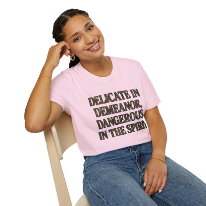 DELICATE IN DEMEANOR