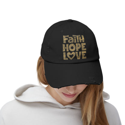 FAITH HOPE LOVE HAT