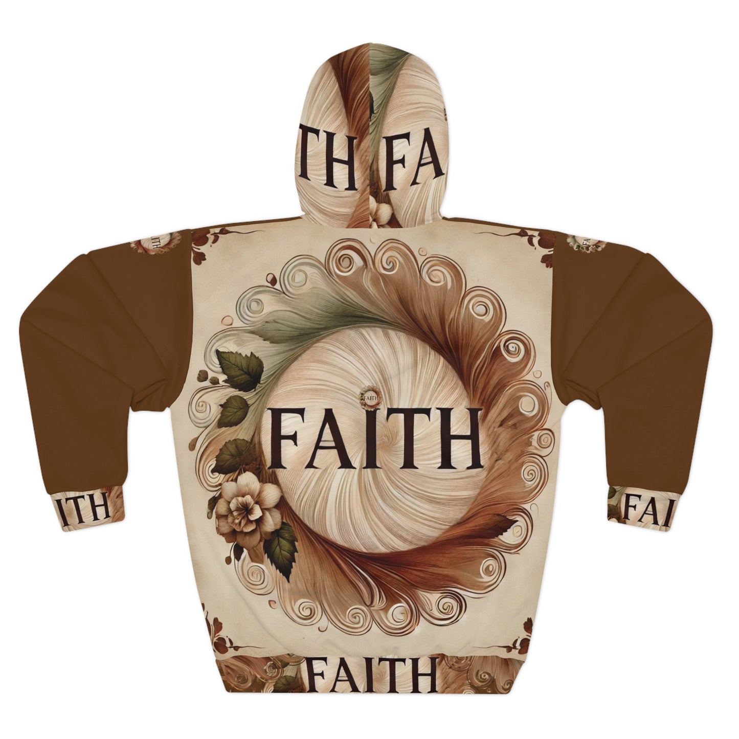 Now Faith Unisex hoodie Brown