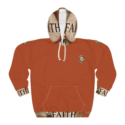 Now Faith Unisex hoodie burnt orange