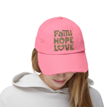 FAITH HOPE LOVE HAT