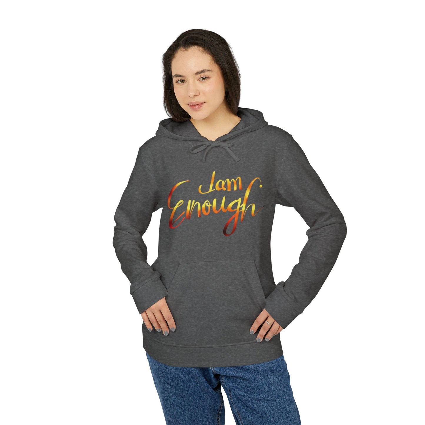 Adidas Unisex Fleece Hoodie I Am Enough