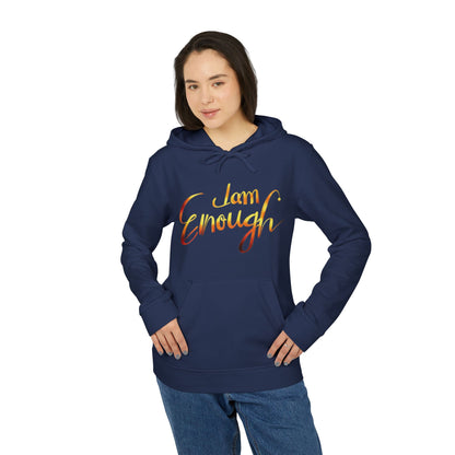 Adidas Unisex Fleece Hoodie I Am Enough
