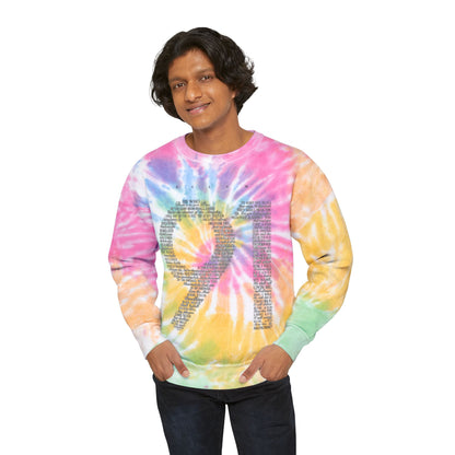 PSALM 91 Unisex Tie-Dye Sweatshirt