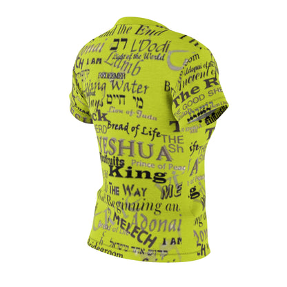 Names of GOD Women Lime Green