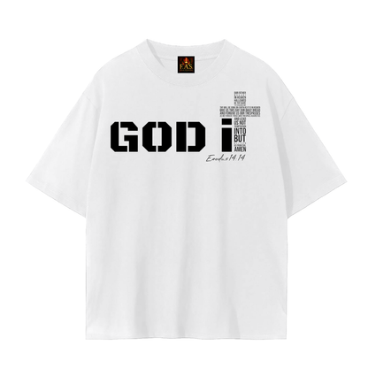 GOD It Unisex Seamless T-Shirt Black Print