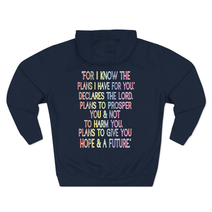 JEREMIAH 29:11 Fleece Hoodie