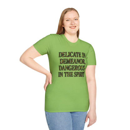 DELICATE IN DEMEANOR