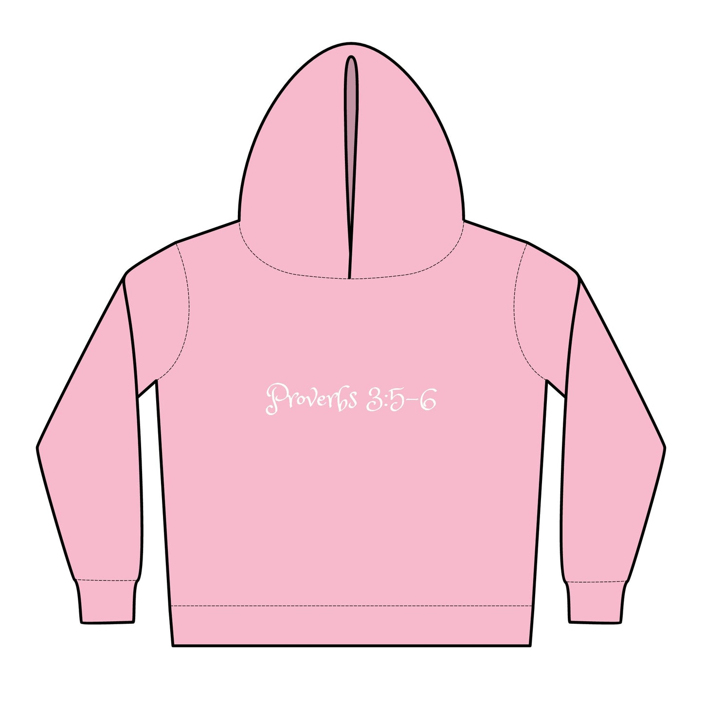 Proverbs 3:5-6 Toddler Fleece Hoodies