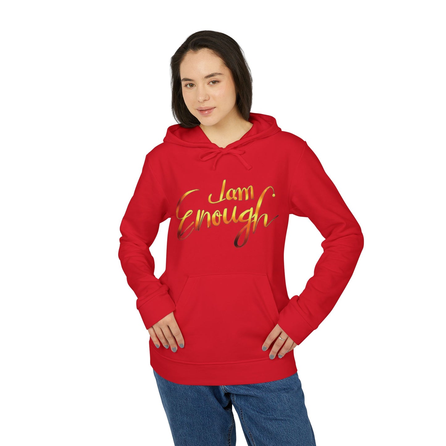 Adidas Unisex Fleece Hoodie I Am Enough