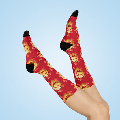 ANGEL KISSES Socks Red