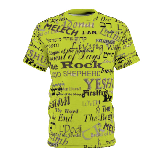 Names of GOD Men Lime green