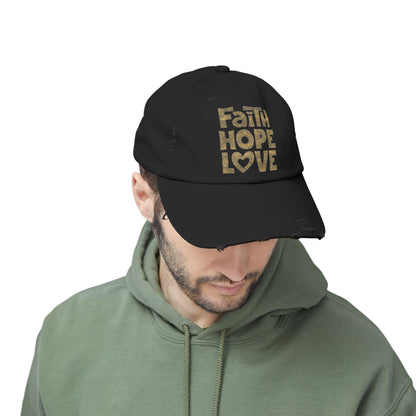 FAITH HOPE LOVE HAT