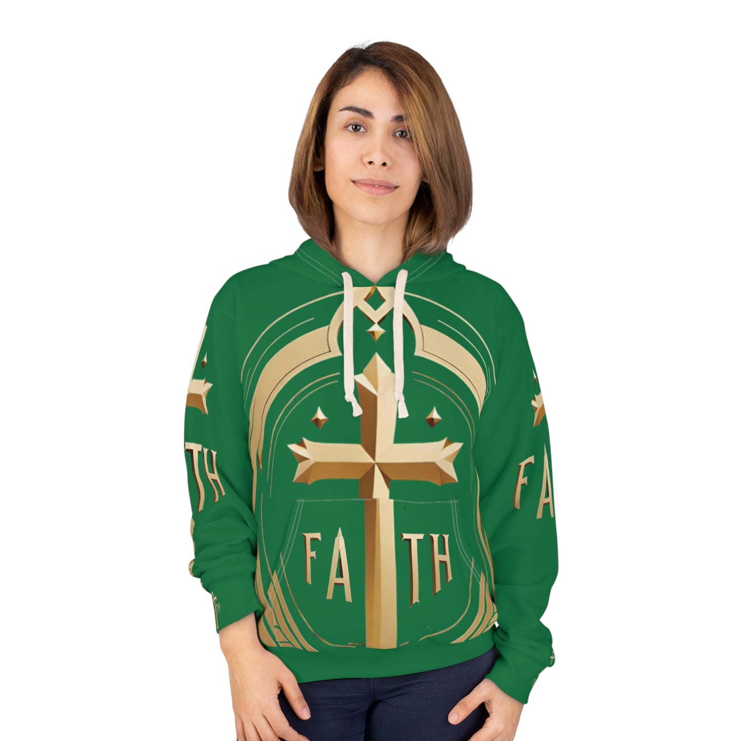 REDDY FAITH HOODIE GREEN