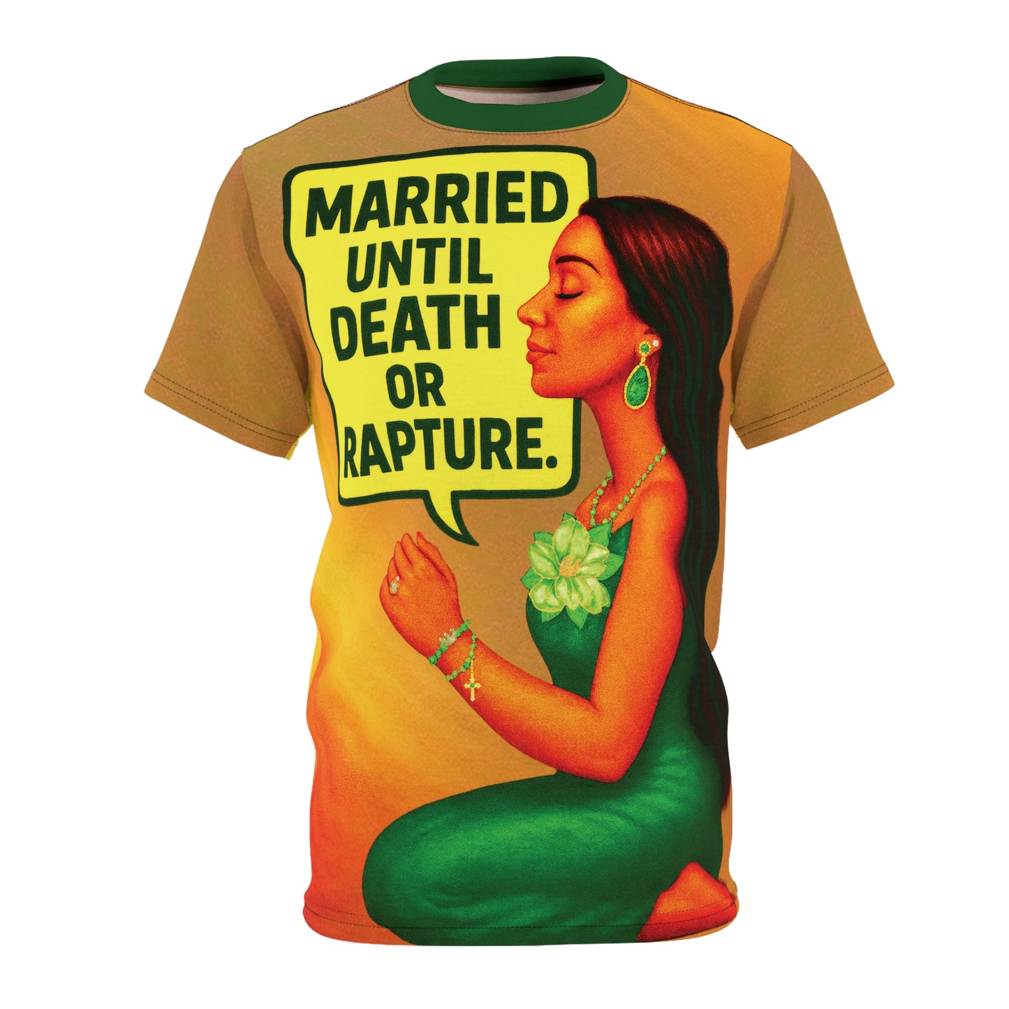 Married Until Death Or Rapture FeMale_ Emerald Green