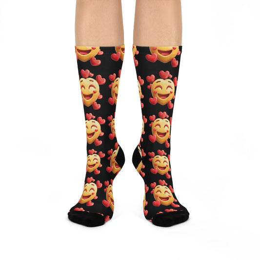 ANGEL KISSES Socks BLACK