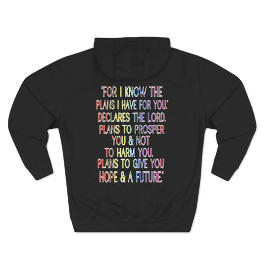 JEREMIAH 29:11 Fleece Hoodie