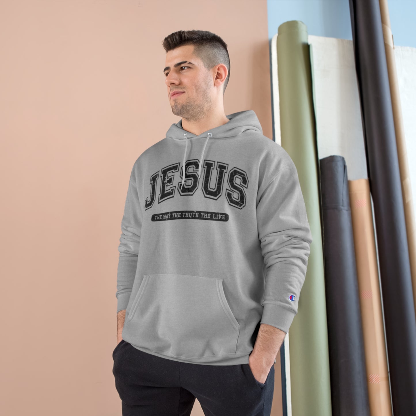 JESUS The Way Champion Hoodie