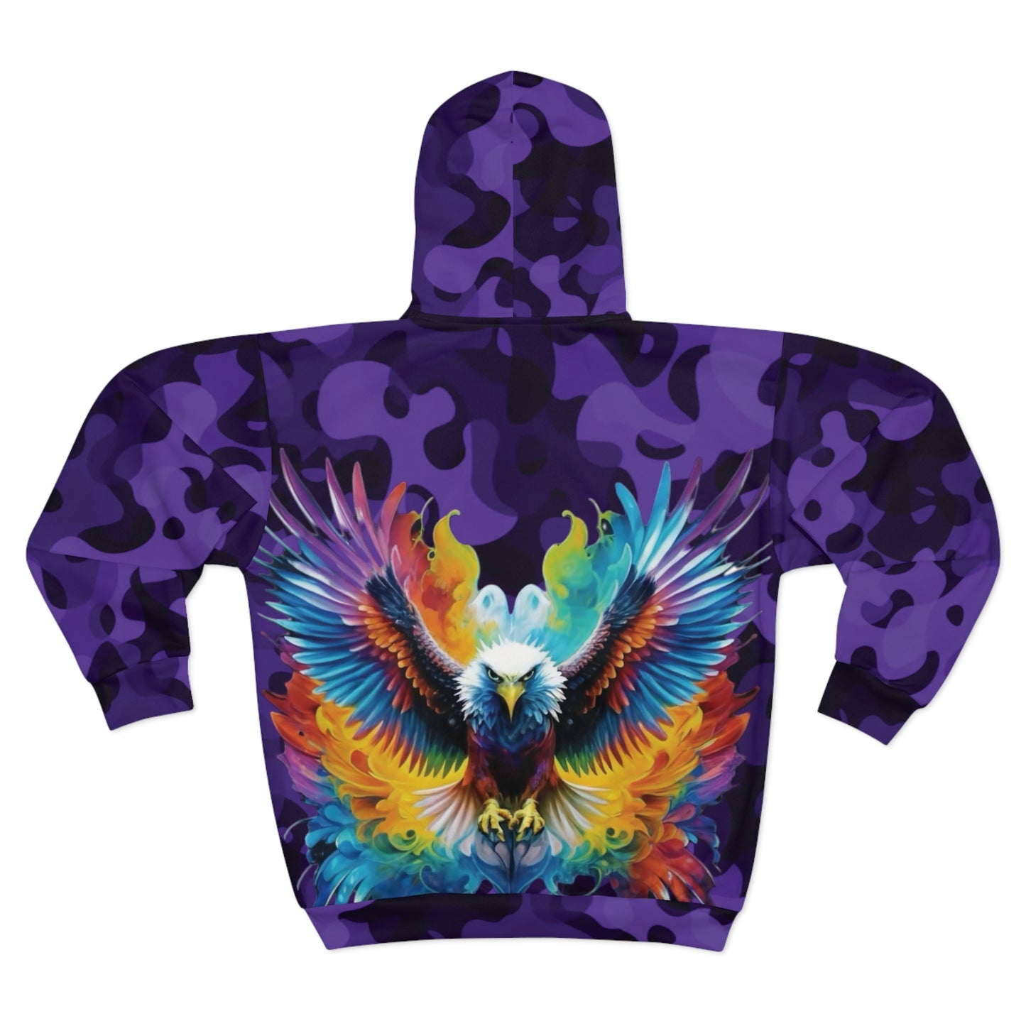 Purple Soar Camo Hoodie