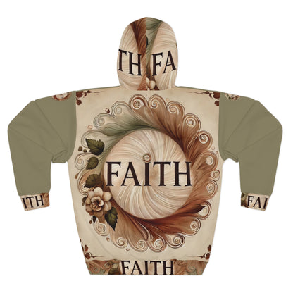 Now Faith Unisex hoodie pea green