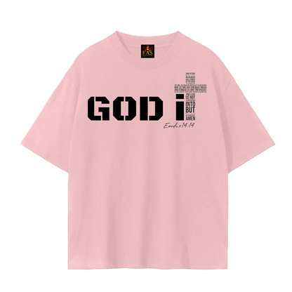 GOD It Unisex Seamless T-Shirt Black Print